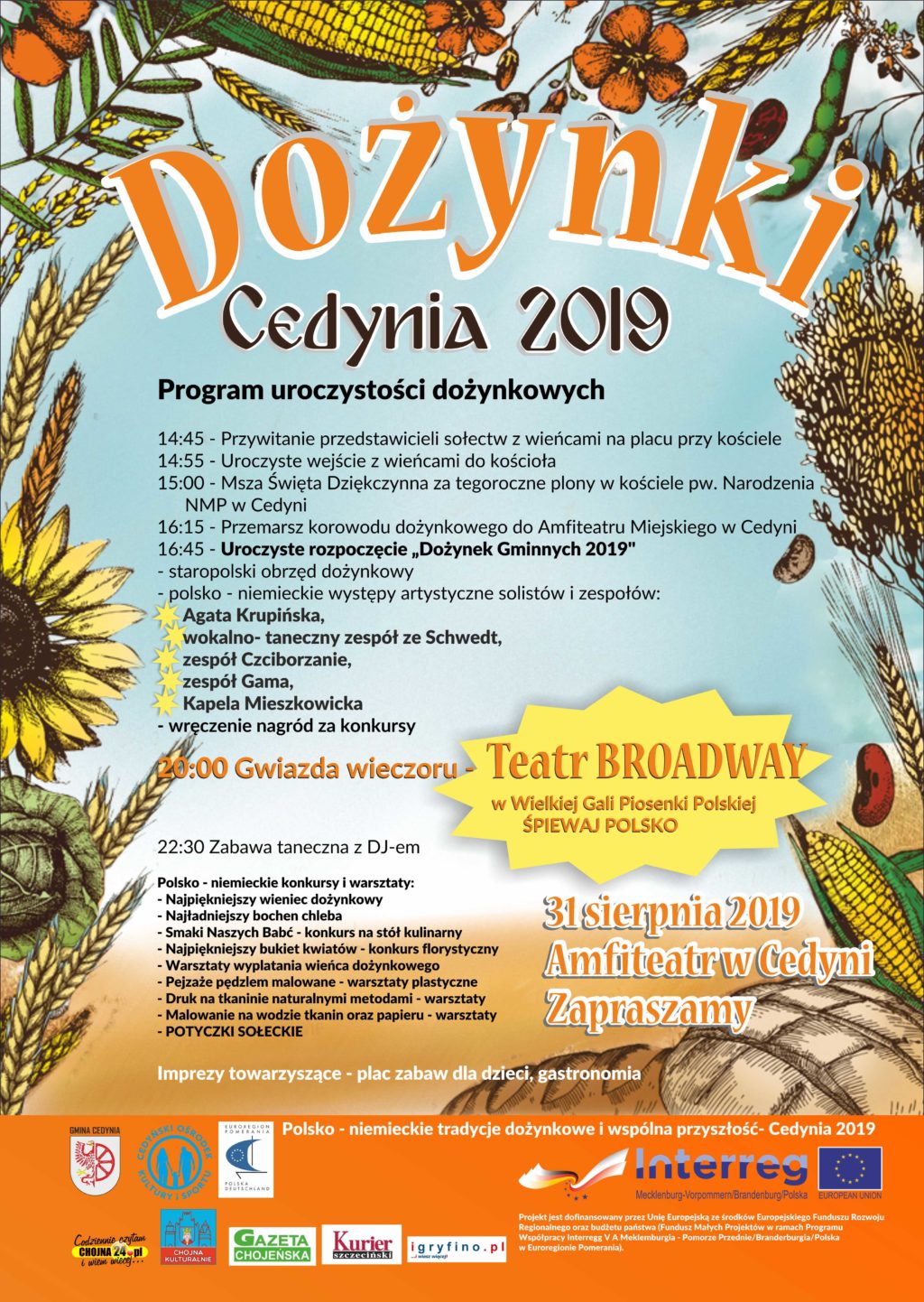 Dożynki 2019 plakat
