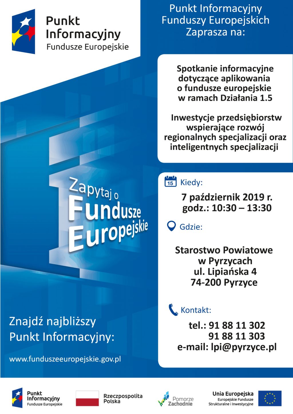 Plakat spotkanie 7.10.2019