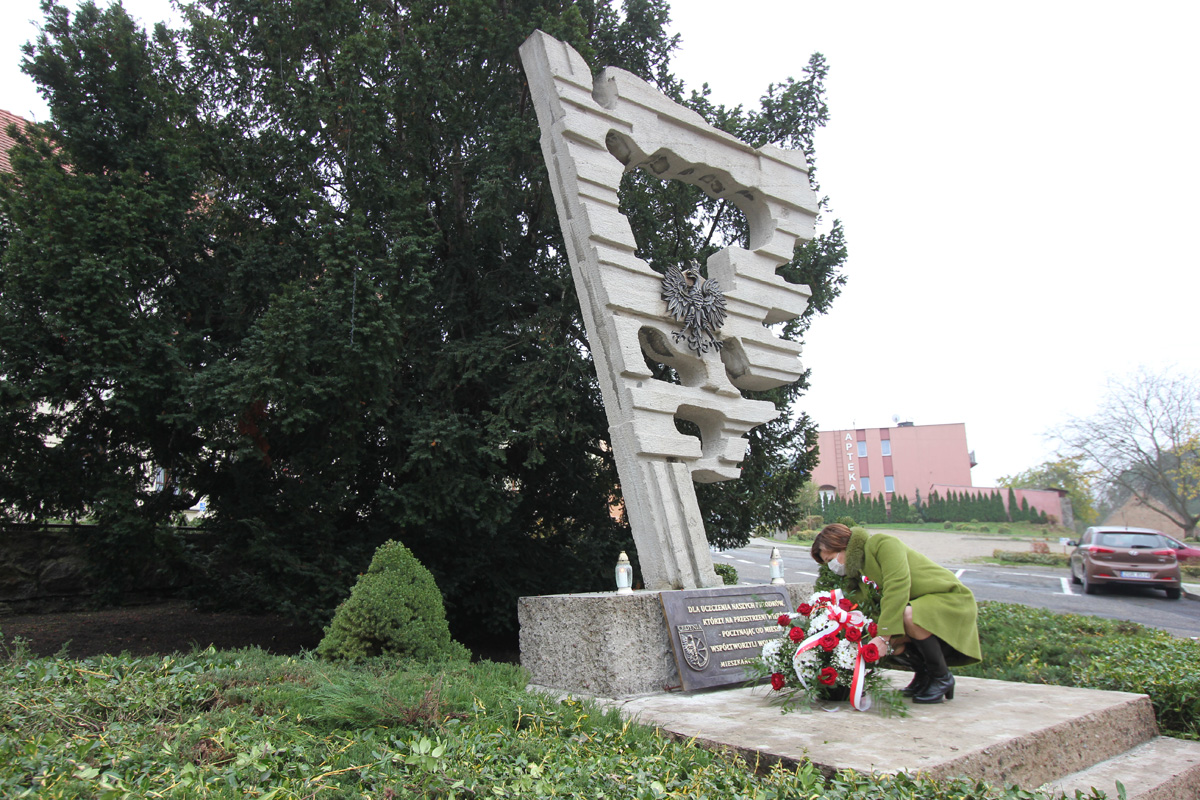Narodowe Święto Niepodległości - pomnik w Cedyni