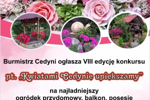 VIII edycja konkursu Kwiatami Cedynię Upiększamy