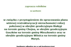 KOWR zaprasza rolników na spotkanie