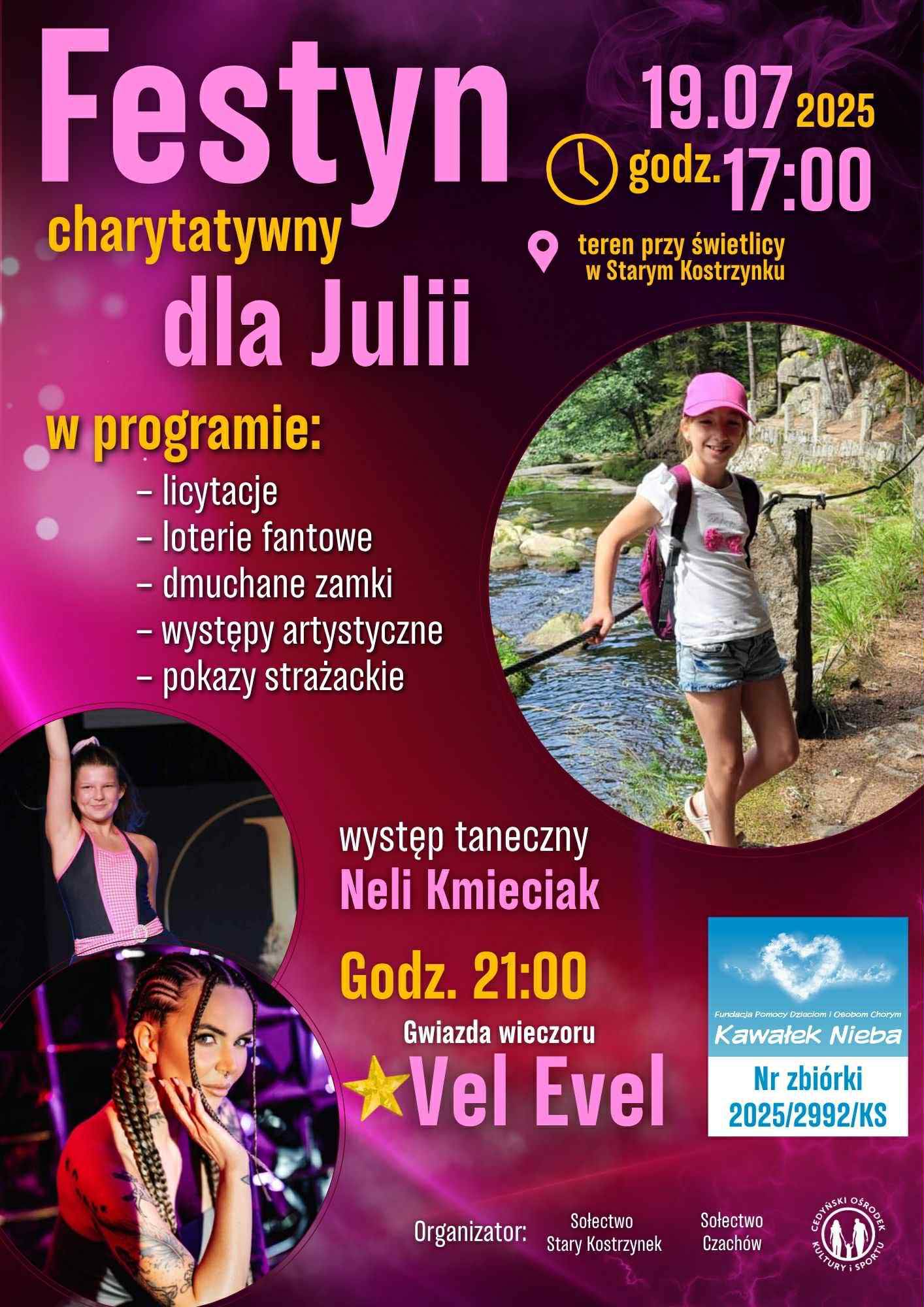 Festyn Charytatywny dla Julii w Starym Kostrzynku