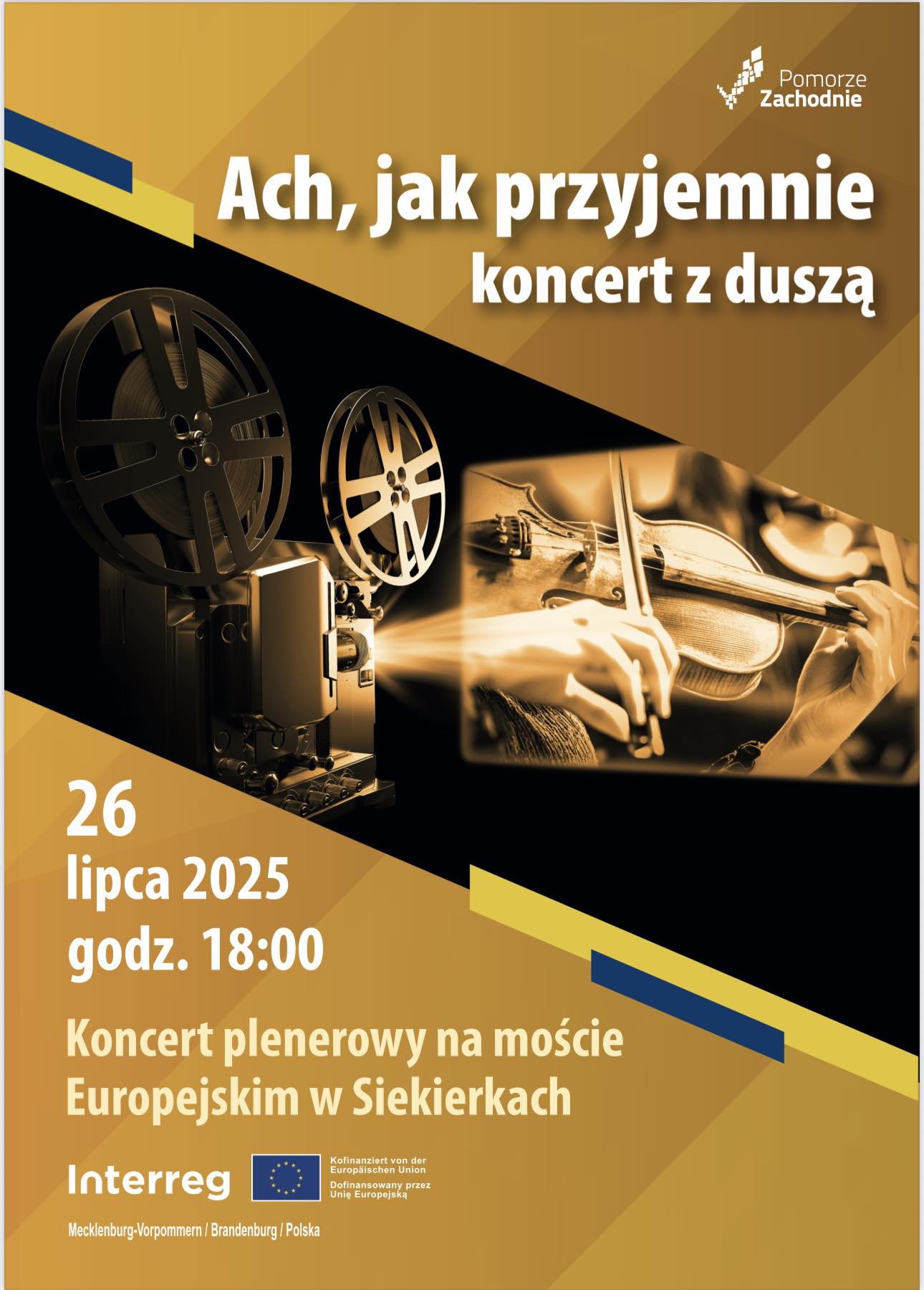Koncert plenerowy na moście Europejskim w Siekierkach