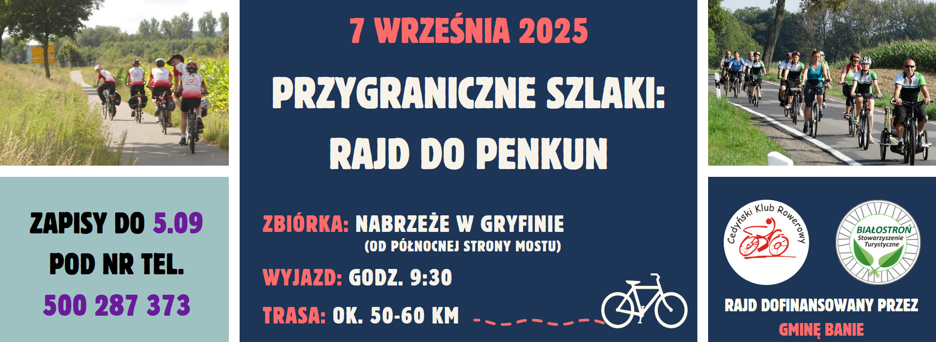 Odkryj Przygraniczne Szlaki na rowerze - CKR i ST "Białostroń" zapraszają!