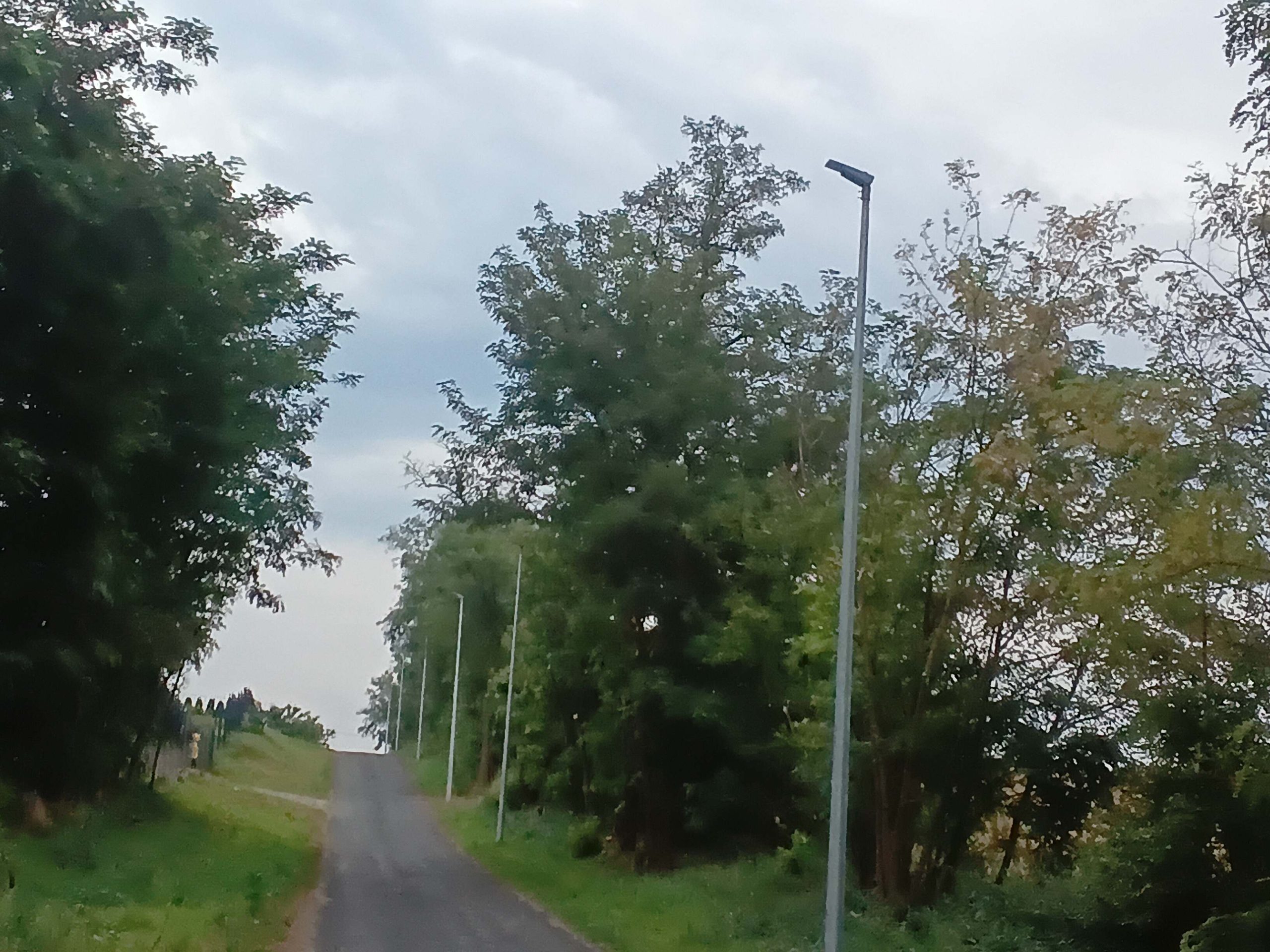 Oświetlenie ulicy Akacjowej w Cedyni