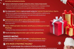 Paczki mikołajkowe - zasady zgłaszania dzieci