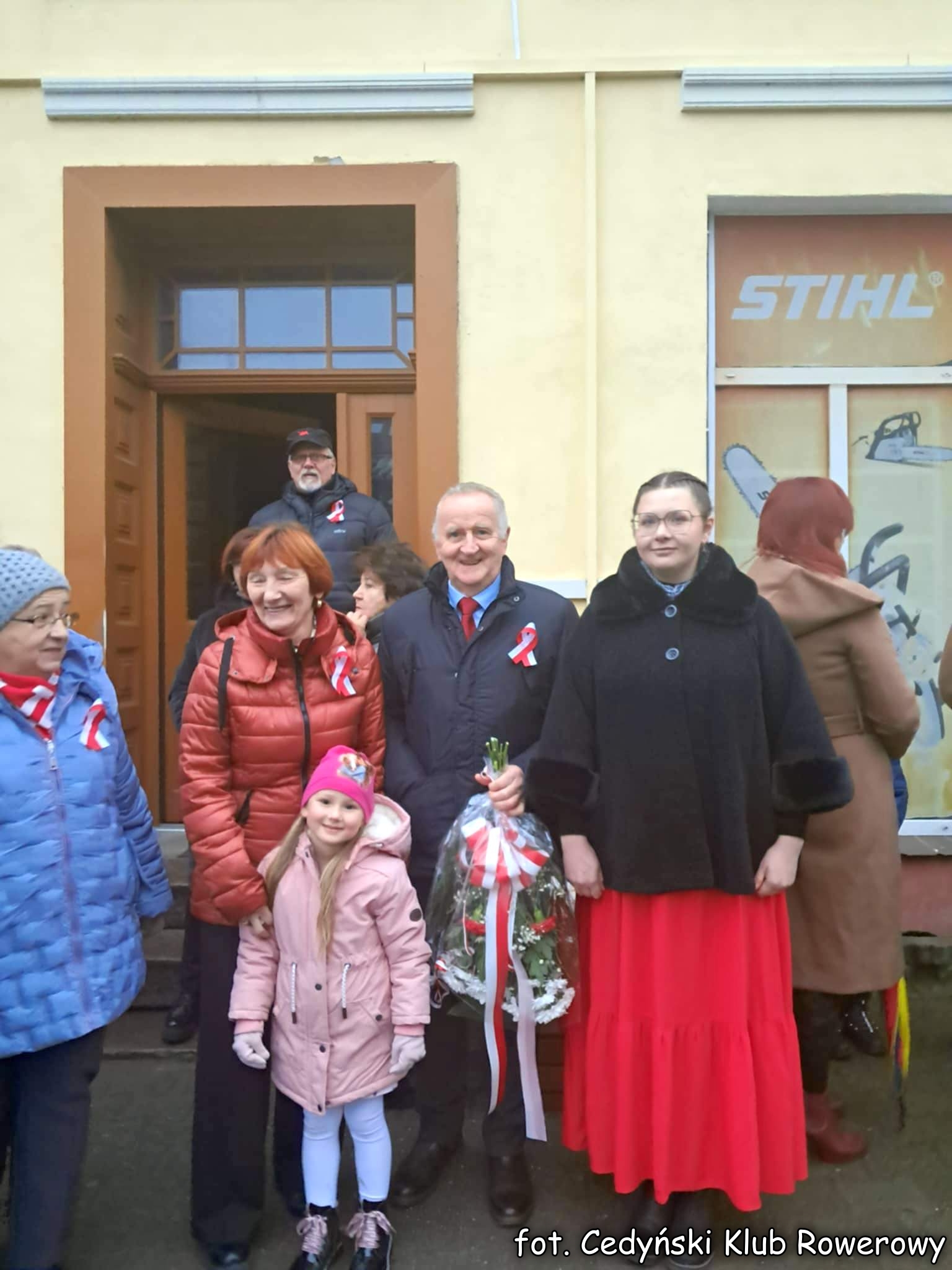 Cedyński Klub Rowerowy uczcił Narodowe Święto Niepodległości