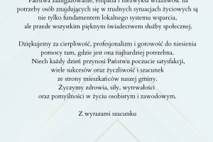 Dzień Pracownika Socjalnego