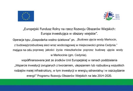 Zakończenie inwestycji zrealizowanej ze środków PROW 2014-2020
