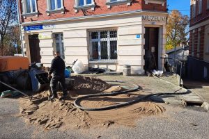 Prace remontowe w Muzeum Regionalnym w Cedyni