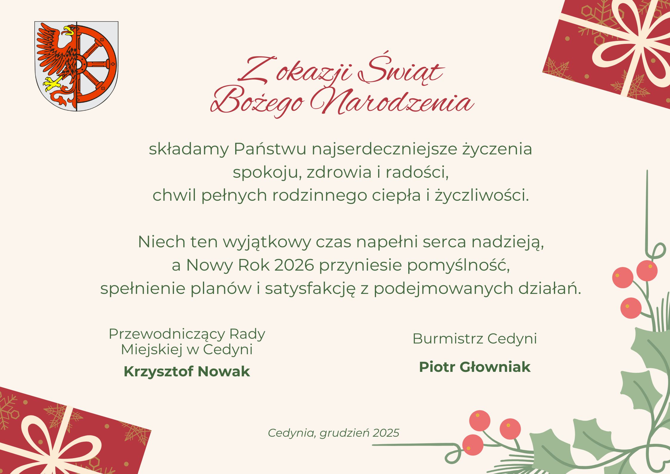 Życzenia świąteczne