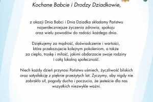 Dzień Babci i Dziadka - życzenia