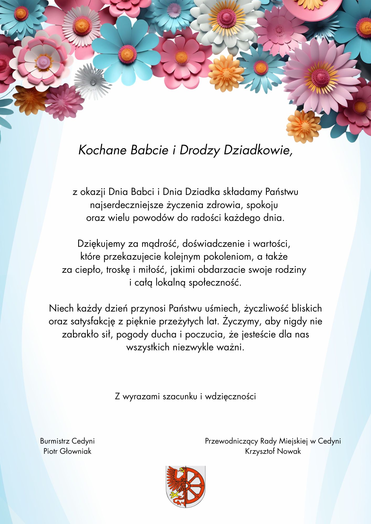 Dzień Babci i Dziadka - życzenia