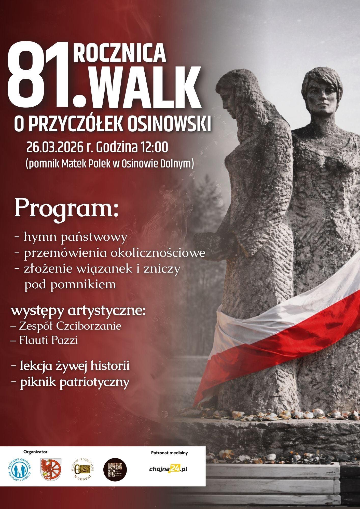 81. rocznica walk o Przyczółek Osinowski
