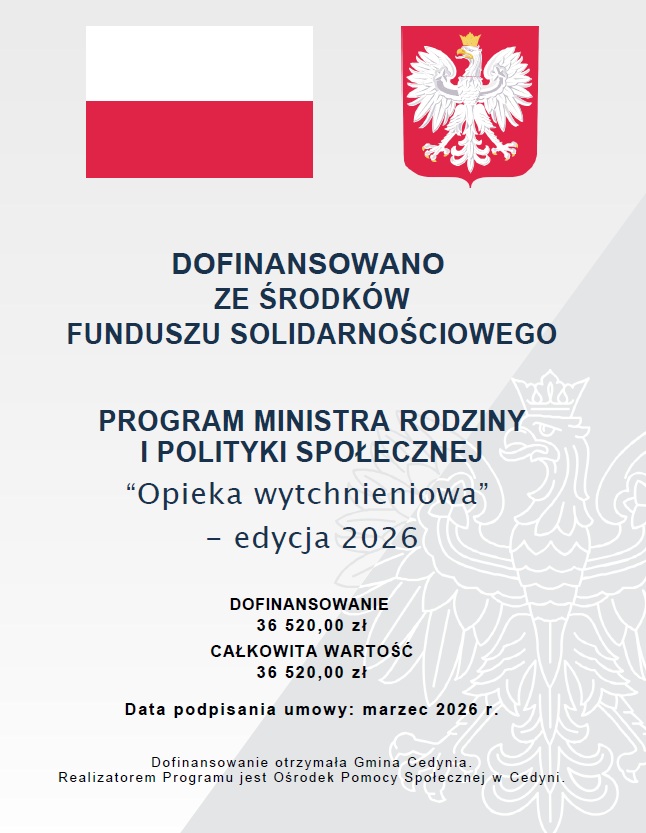 „Opieka wytchnieniowa” - edycja 2026