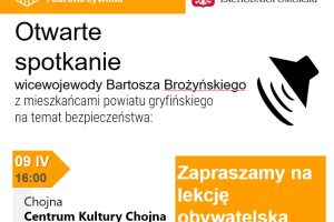 Zapraszamy na lekcję obywatelską z wicewojewodą!