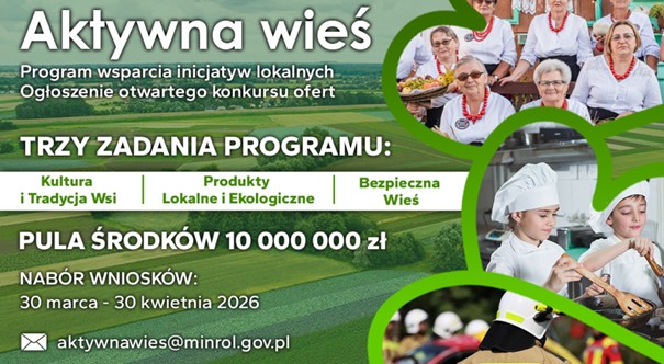 Ruszył nabór w Programie „Aktywna wieś”