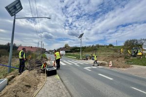 Budowa sygnalizacji świetlnej w ciągu drogi wojewódzkiej nr 124