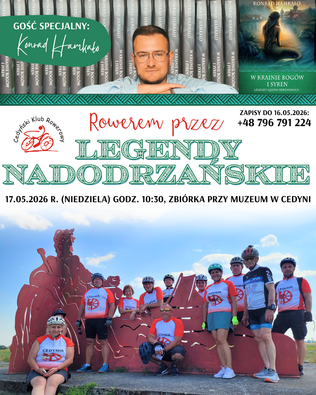 Rowerem przez krainę legend. Niezwykły rajd wystartuje z Cedyni
