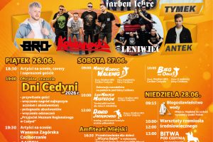 Dni Cedyni 2026 – trzy dni muzyki, historii, sportu i świetnej zabawy!