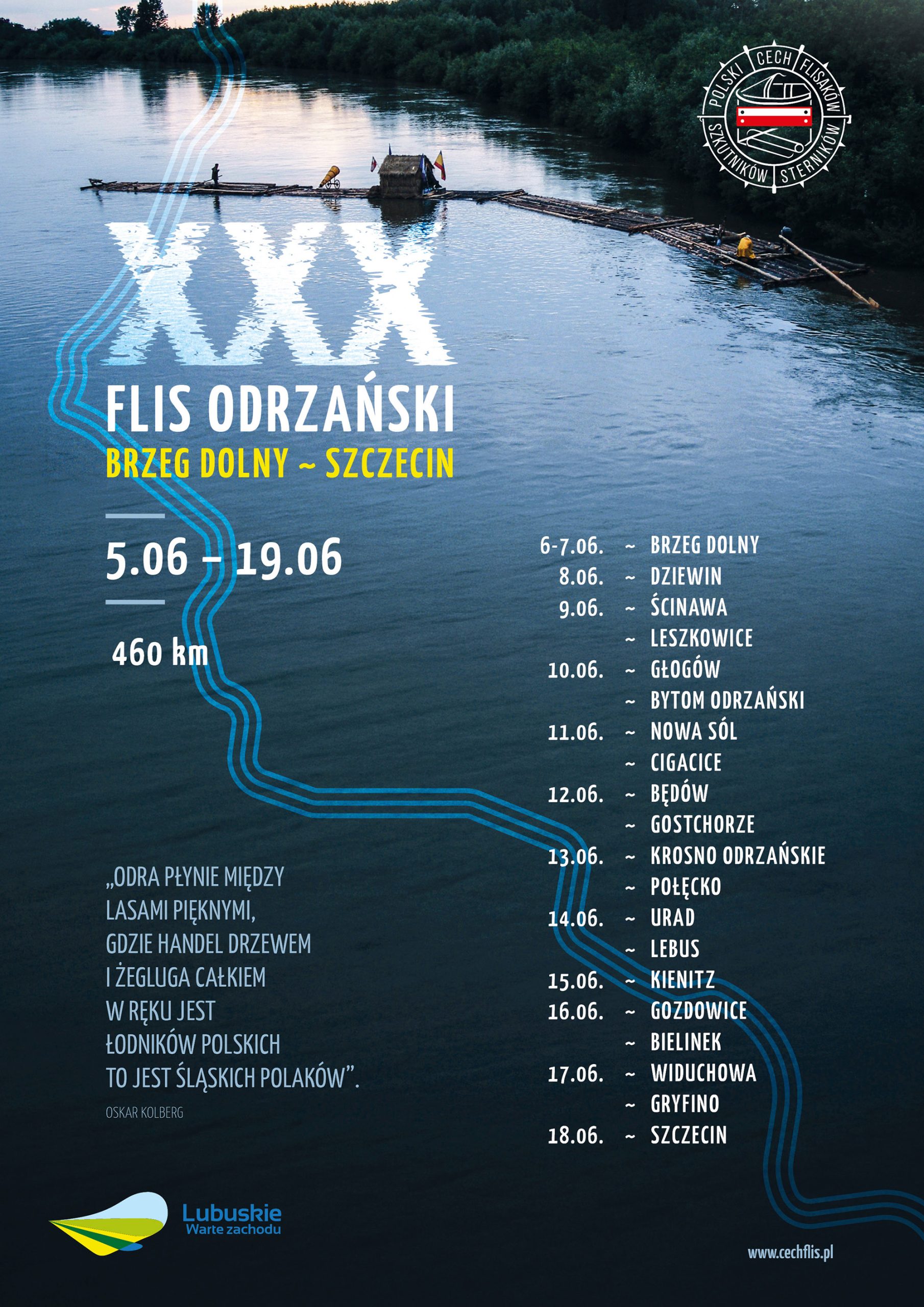 Flis Odrzański 2026 już jutro w Gminie Cedynia!