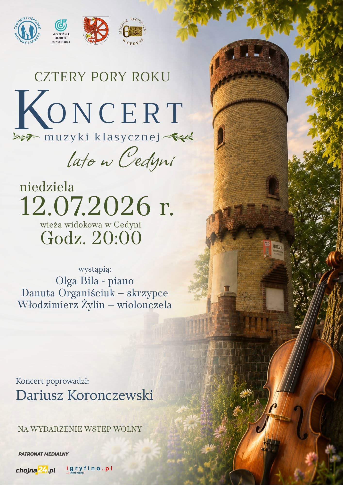 Lato w Cedyni - zapraszamy na wyjątkowy koncert pod gołym niebem!